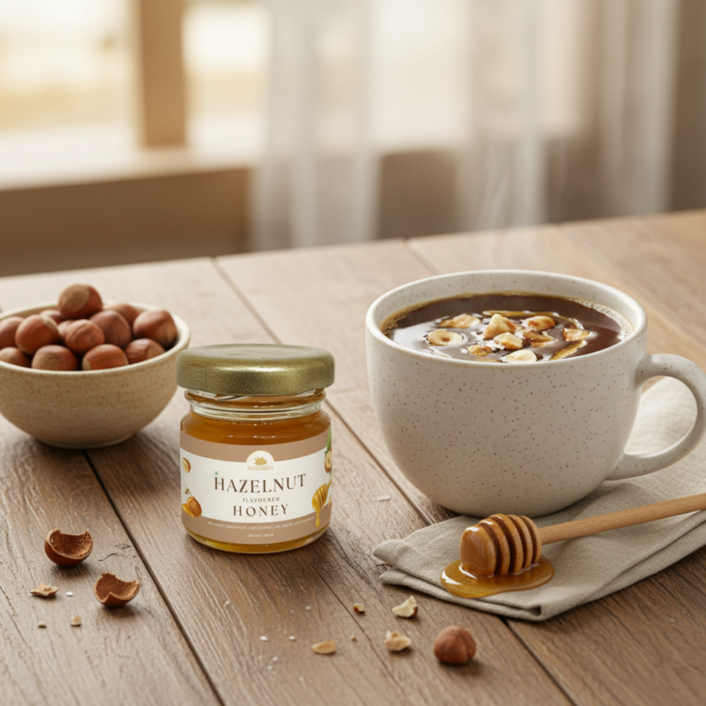 Hazelnut Flavoured Honey