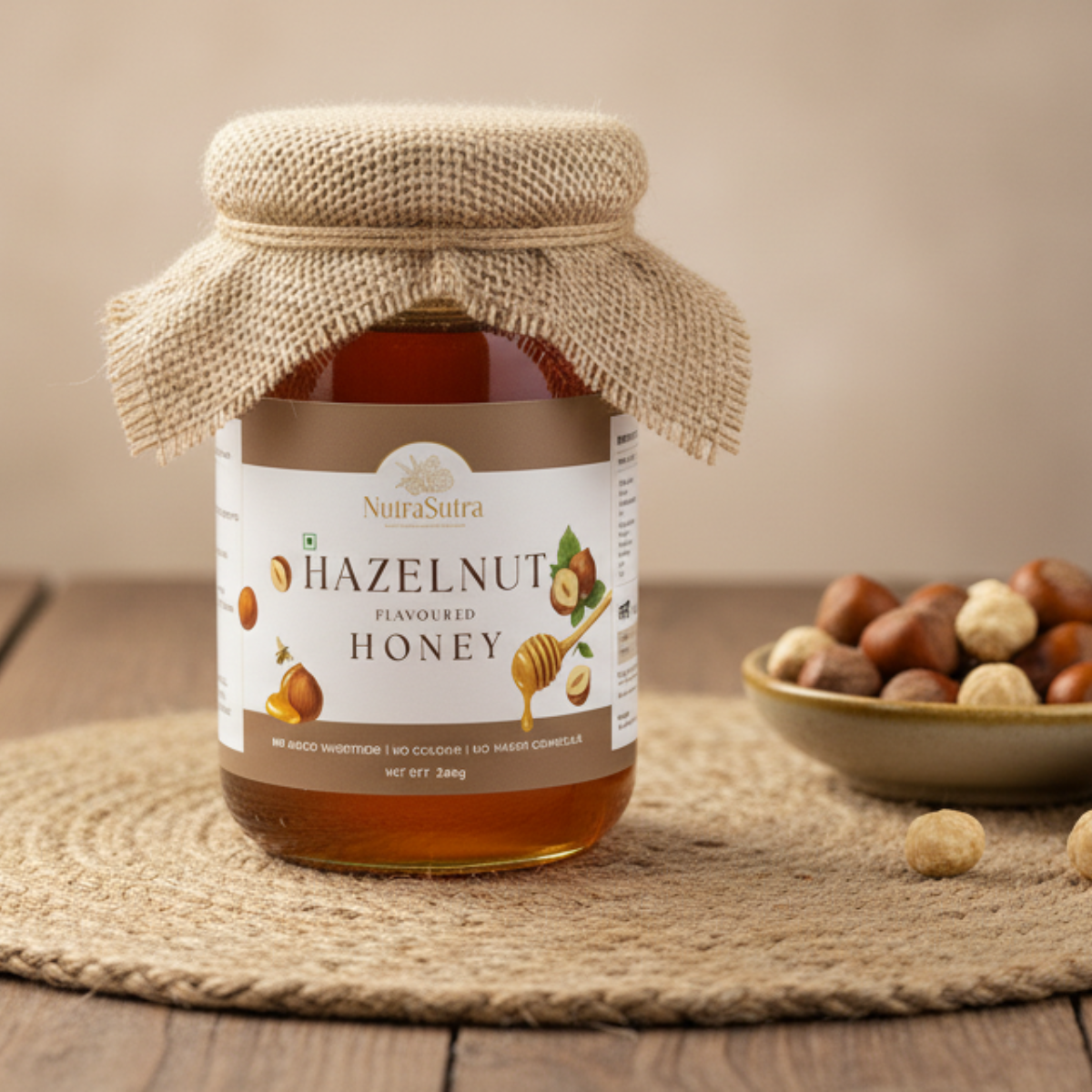 Hazelnut Flavoured Honey