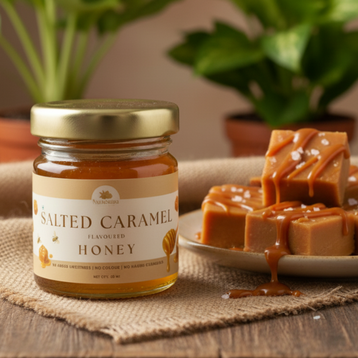Salted Caramel Flavoured Honey