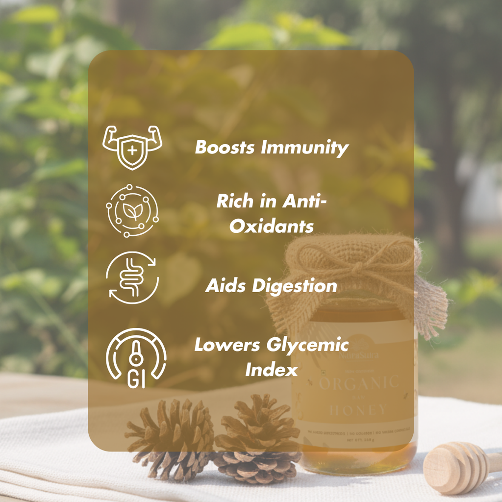 Raw and Unprocessed Organic Honey 240g