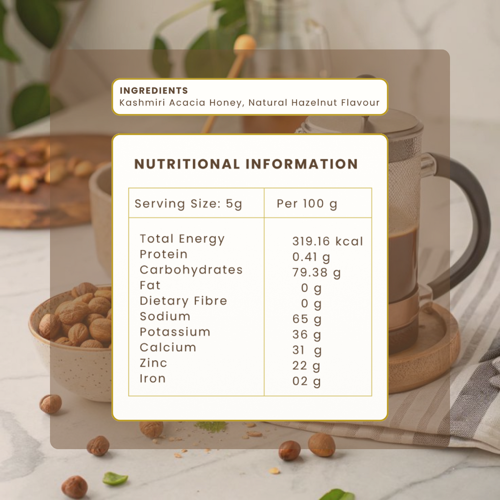 Hazelnut Flavoured Honey