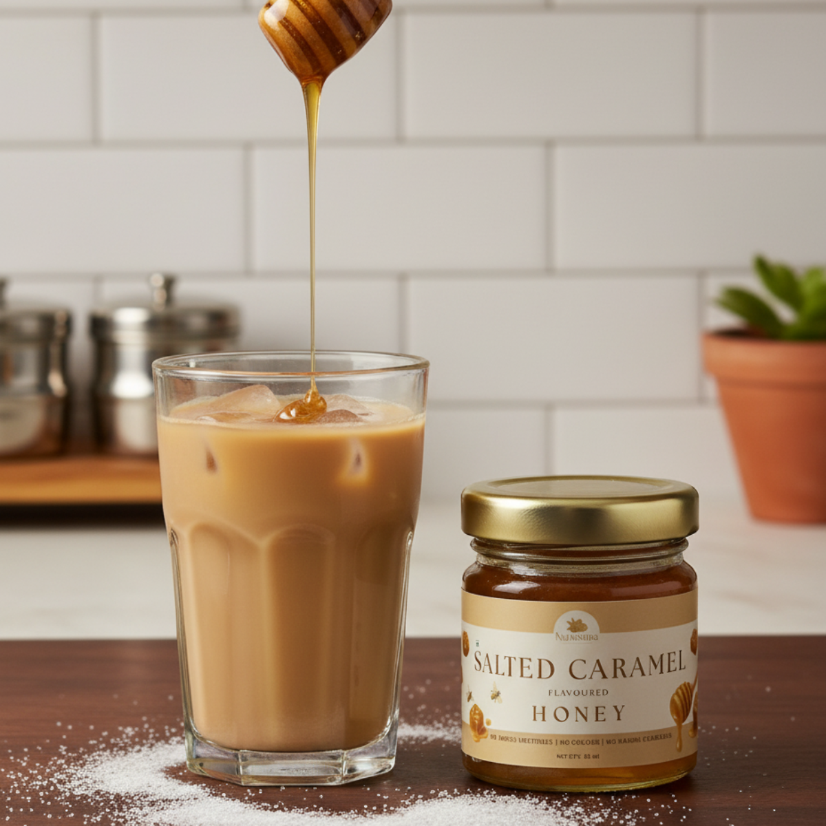 Salted Caramel Flavoured Honey