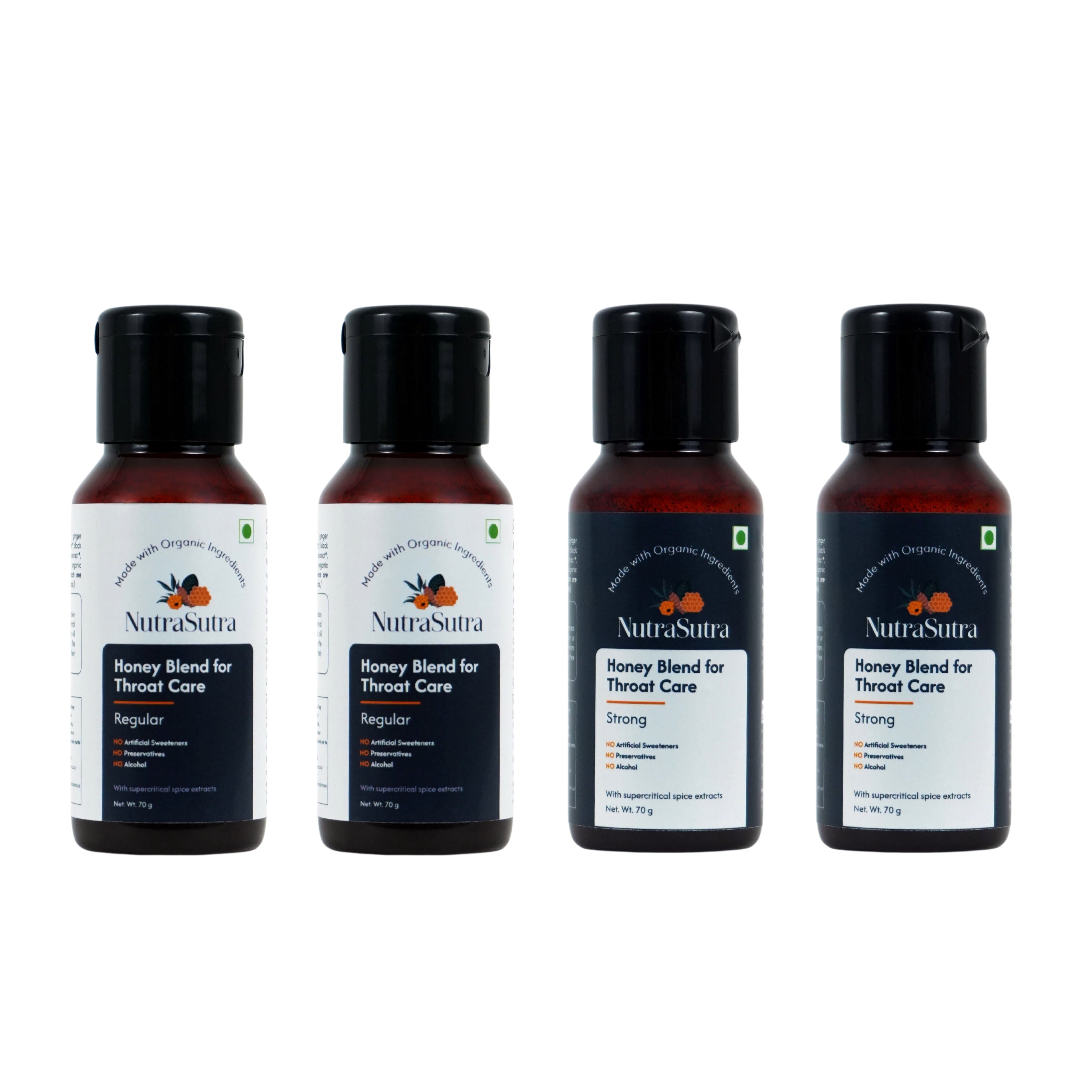 Honey Blend for Throat Care - Regular & Strong