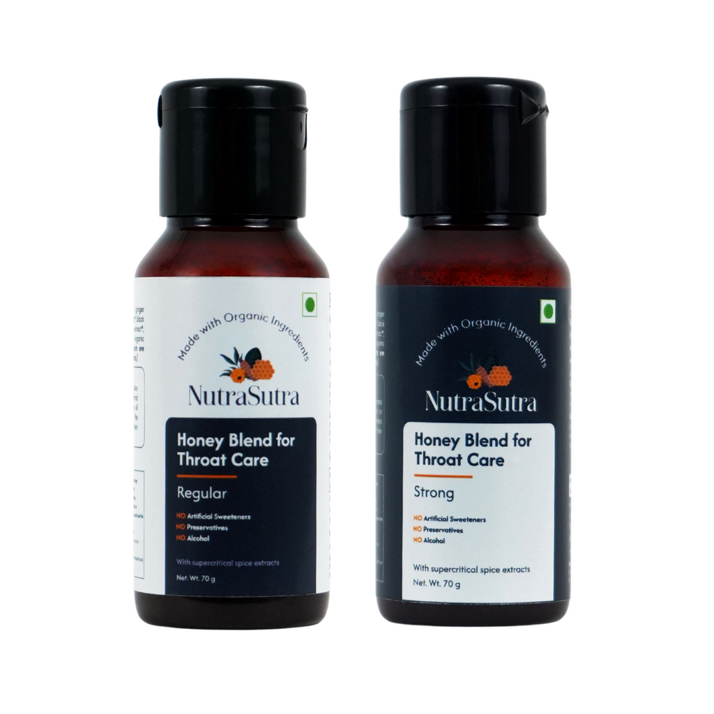 Honey Blend for Throat Care - Regular & Strong